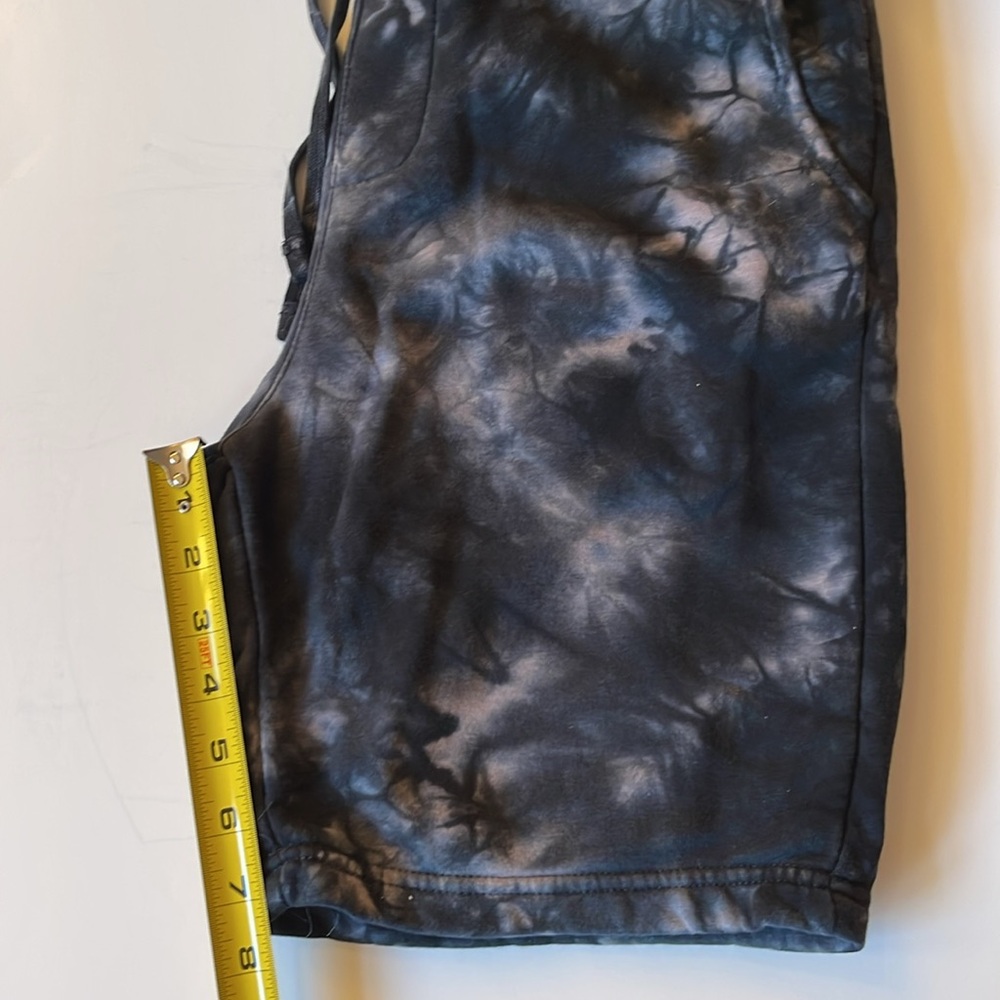 Independent Trading Company, Men's Black Fleece Tie-Dye Athletic Shorts Sz M - Picture 11 of 14